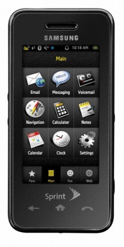 Samsung Instinct SPH-M800 phone, black (Sprint)